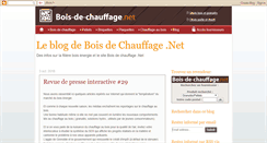 Desktop Screenshot of blog.bois-de-chauffage.net